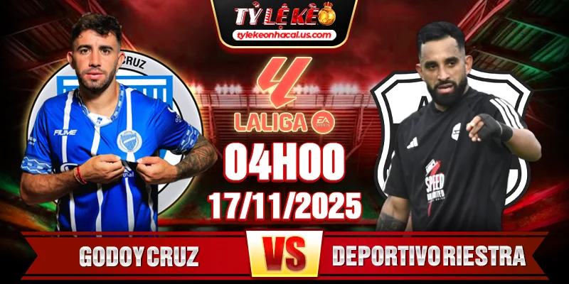 Soi Kèo Godoy Cruz Vs Deportivo Riestra 4h 17/11 - Liga Profesional 1 Godoy Cruz Vs Deportivo Riestra